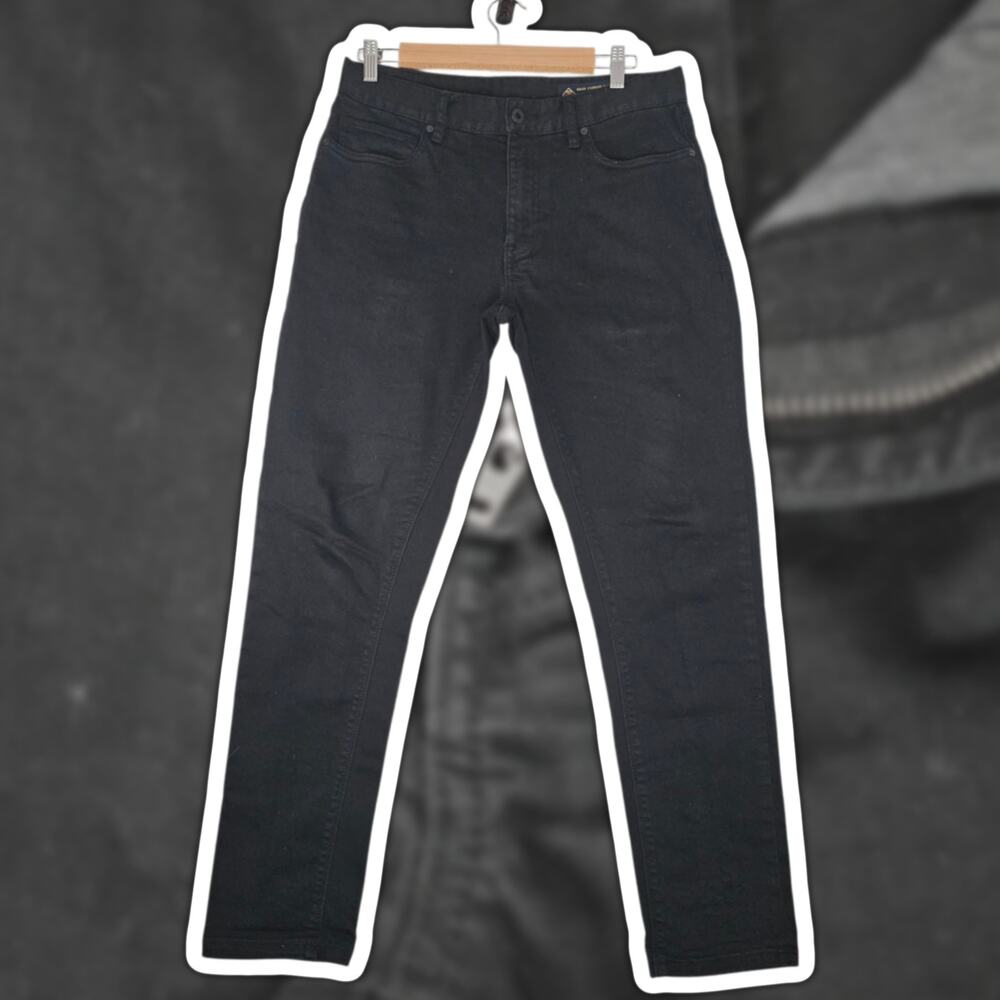 Roark HWY 133 Standard Slim Fit Jeans Mens 31x32 Black Stretch Denim Pants RD199